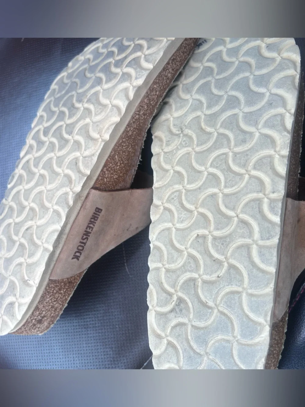 MAKE AN OFFER BIRKENSTOCK Gizeh Braided Leather Toe-Post Sandals